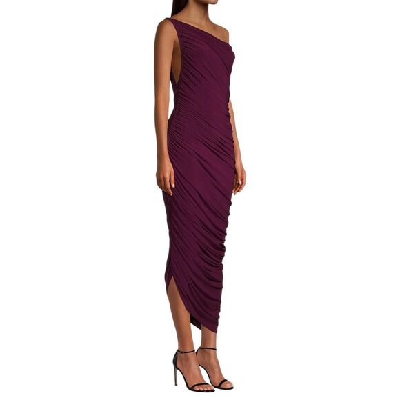 Norma Kamali Diana Gown - Size M/38 - Plum - Picture 3 of 8